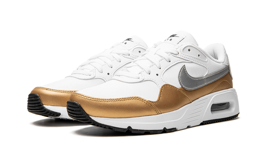WMNS Air Max SC "White Metallic Gold" CW4554 107
