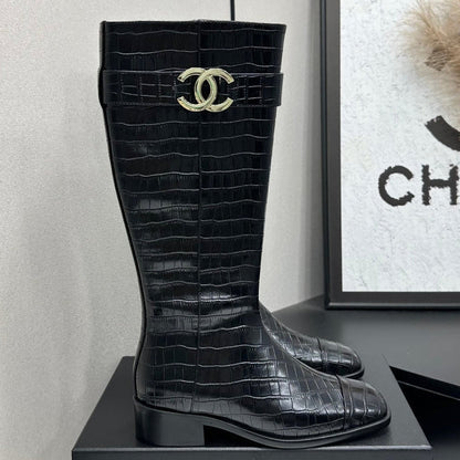 Chanel 2026 Metiers D'art Boots 45mm Suede Cowhide 986193
