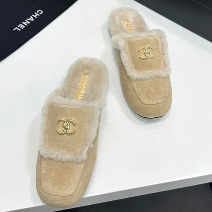 Chanel 2026 Double C Mule Suede Cowhide 985898