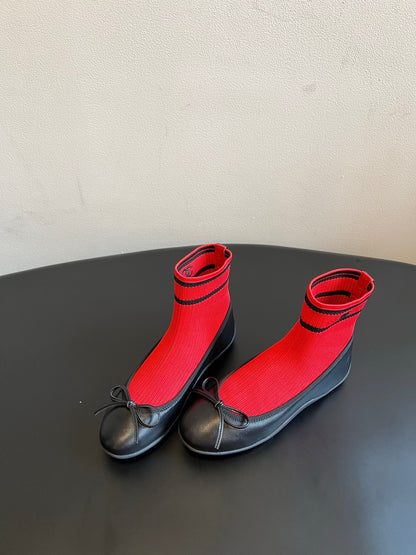 Chanel 2026 Bow Boot Fabric Leather 941858