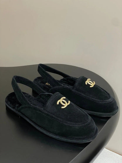 Chanel 2026 Loafer Suede Lambskin Fur 356382