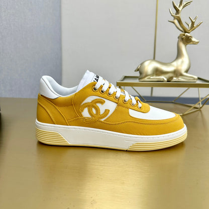 CC 24C Cruise Sneakers Yellow White Cotton 980932